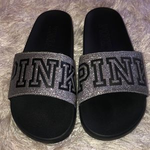 Victoria’s Secret Glitter Slides Women’s size 8